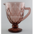 Machine Made Pitchers Glass with Handle
